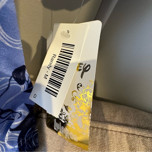 NWOT LuLaRoe, Med, Randy, Disney, Minnie Mouse, blue jersey with grey sleeves. - Picture 4 of 4